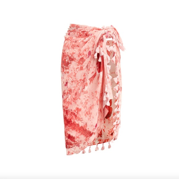 Peter Som Dream Floral Sarong in Rose Quartz - Picture 2 of 6